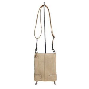 Coach Factory Women's Small Ivory 9760 Swing Pack Purse Pebbled Cross Body Bag